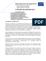 Unidad II - Proceso de Auditoria de TI