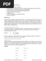 Unidad I - Algebra de Boole