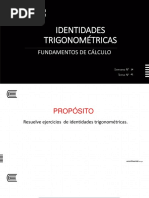 Sem 14 - Sesión 41 - Identidades Trigonométricas