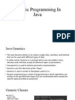 Generic Programming in Java
