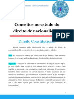 Conceitos No Estudo Do Direito de Nacionalidade