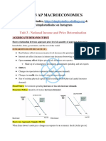 National Income & Price Determination