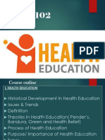 Introduction To Health Education