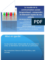 PM.4 Le Trouble de La Communication Sociale