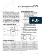 DS1307 I2c Based RTC Datasheet