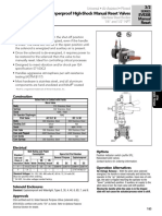 Tamperproof High-Shock Manual Reset Valves: Features