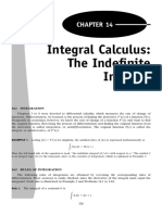 Integral Calculus: The Indefinite Integral: 14.1 Integration