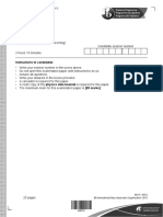 Physics Higher Level Paper 2: Instructions To Candidates