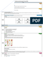 Exemple Cahier Journal cm2