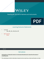 Reading 48: Derivative Markets and Instruments