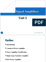 Unit 2 Large Signal Amplifiers