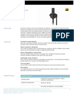 Two Way Condenser Microphone: Audio Section