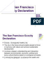 The San Francisco Ecocity Declaration