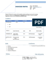 Shehzad - Resume