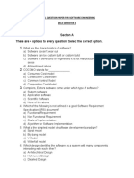 Section A There Are 4 Options To Every Question. Select The Correct Option. 1