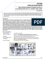 60W Wide-Range Power Supply For LCD Monitor or TV, Using The L5991