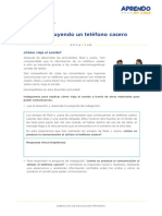 3° - Construyendo U Telefono Casero - Martes 28