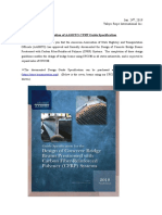 Completion of AASHTO CFRP Guide Specification: Jan. 24, 2019 Tokyo Rope International Inc