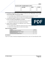 Quiz (6 Items X 5 Points) : Problem Solving For Management Science Name: Section: Date: Score