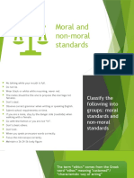 Moral and Non-Moral Standards