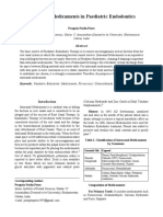 Intracanal Medicaments in Paediatric Endodontics