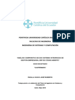 Análisis Comparativo de Dos Sistemas Integrados de Gestión Empresarial Erp de Código Abierto