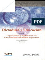 Dictadura y Educación Tomo II