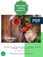 Recetario de Cocina Creativa