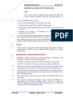 Esop 9 Procedure For Third Party Interfaces: Electrical Safety Operating Procedures