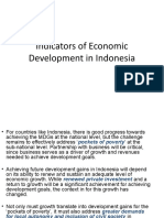 Indicators of Economic Development