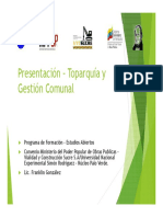 Presentacion Toparquia y Gestion Comunal