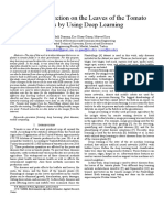 Disease Detection On The Leaves of The Tomato Plants by Using Deep Learning