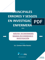 Principales Errores y Sesgos en Investigacio?n Enfermera