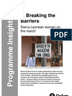 Breaking The Barriers: Sierra Leonean Women On The March