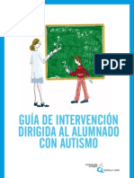 Guía de Intervención Dirigida Al Alumnado Con Autismo