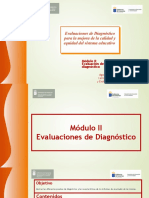 Módulo 2 Parte 1. Evaluaciones de Diagnóstico