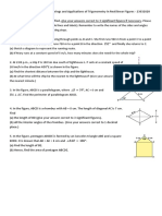 F3 Maths HW 8 - More About Bearings and Applications of Trigonometry in Rectilinear Figures - 23032020