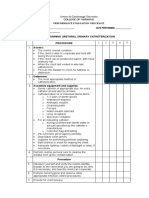 Performing Urethral Urinary Catheterization