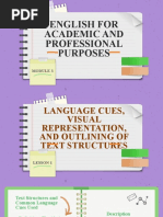 English For Academic and Professional Purposes