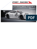 Technical Manual 911 GT3 Cup MR Gen II