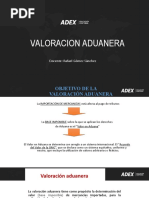 Valoracion Aduanera