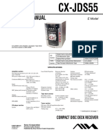 Service Manual: CX-JDS55