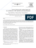 A New Pyridine Bis N Heterocyclic Carbene Ligand and Its Coordination To RH Synthesis and Characterization