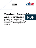 Product Assembly and Servicing: Quarter 2 - Module 3: Preparing and Interpreting Technical Drawings (PITD) Week 5