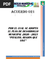 Plan Desarrollo Pitalito 2020-2023