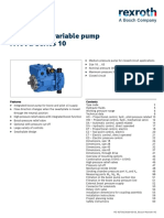 Axial Piston Variable Pump A10VG Series 10: RE 92750/2020-03-03 Replaces: 2019-12-12