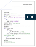 Psa Lab 9.: Aim: Development of A Generalized Program For Load Flow Analysis Using Gauss Seidal