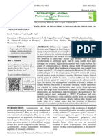 Isolation and Characterization of Bioactive Actinomycetes From Soil in and Around Nagpur