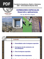 Hormigones Especiales y Arquitectura 1era Parte