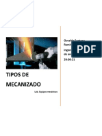 Tipos de Mecanizado